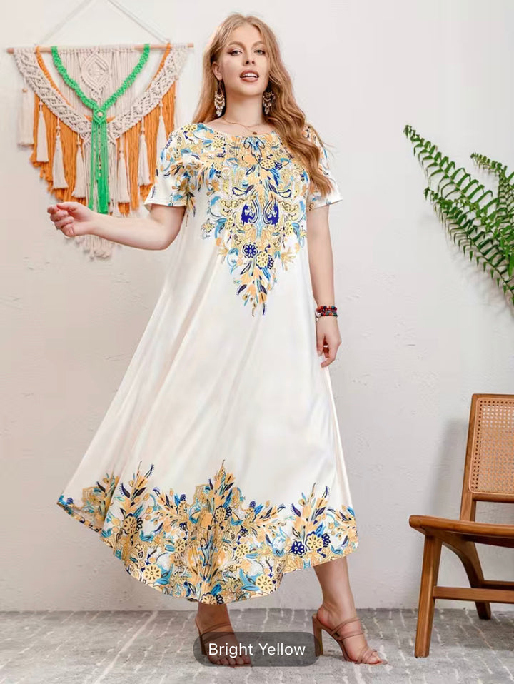Floral printed dress