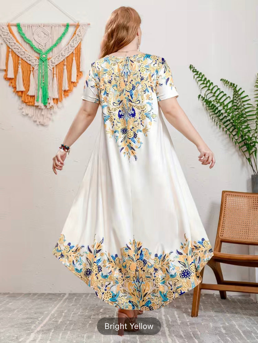 Floral printed dress