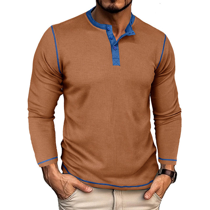 Color Matching Tough Guy All-match Men's Long Sleeve