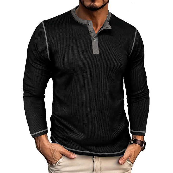 Color Matching Tough Guy All-match Men's Long Sleeve
