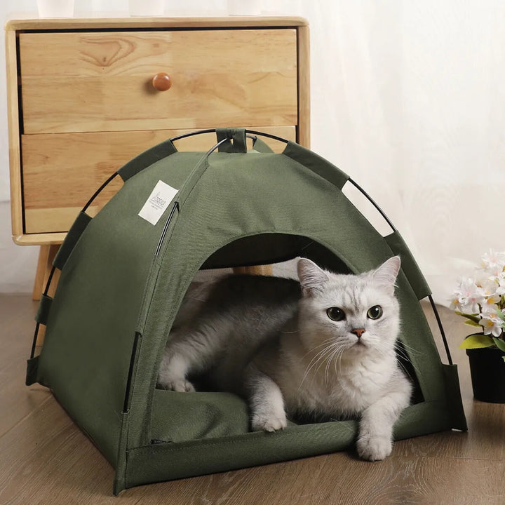 Pet supplies cat kennel puppy house outdoor sun protection breathable foldable tent universal waterproof tent for all seasons