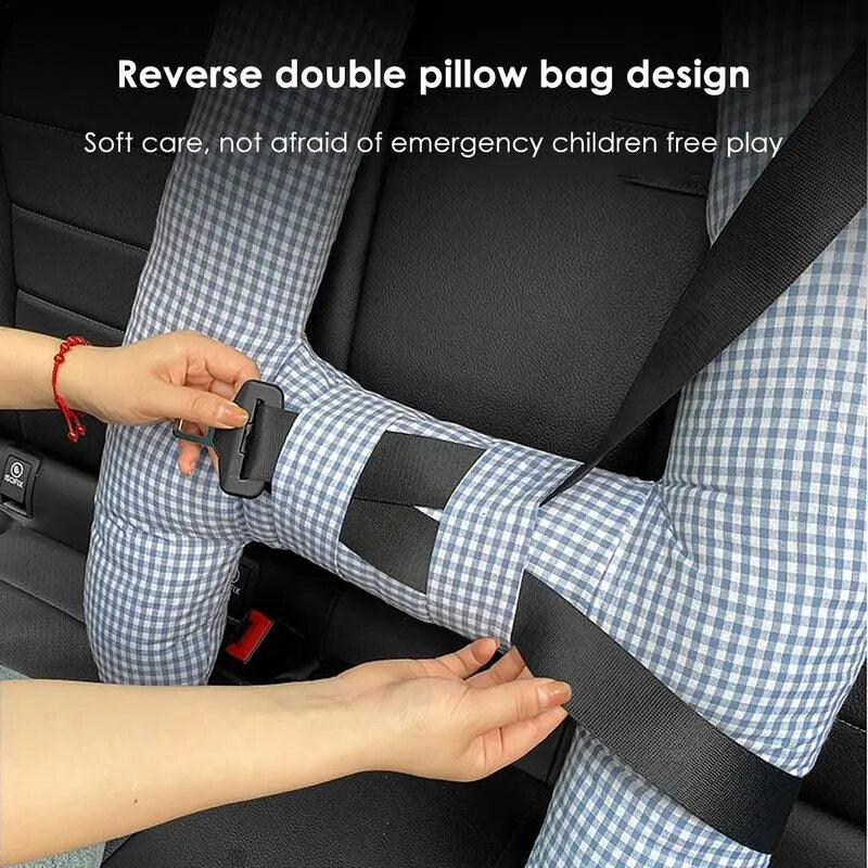 Car Seat Sleeping Head Support H Shaped Car Travel Pillow Soft Comfortable Neck Support Breathable Pillow For Toddler Boys Kids