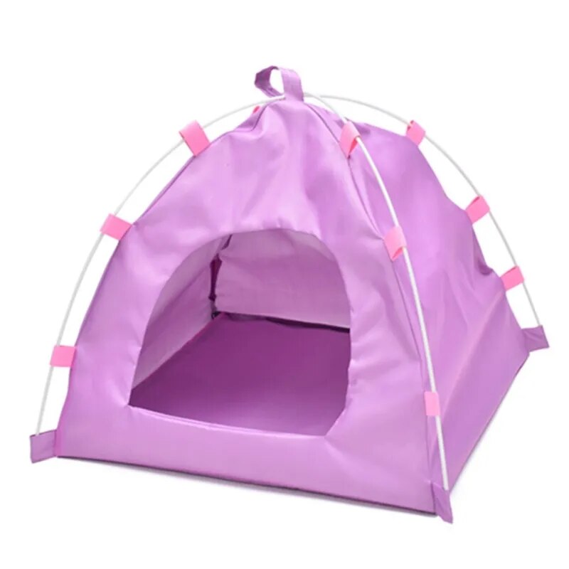 Portable Pet Tent Foldable Outdoor Cat Kennel Waterproof Wear-Resistant Pet Nest
