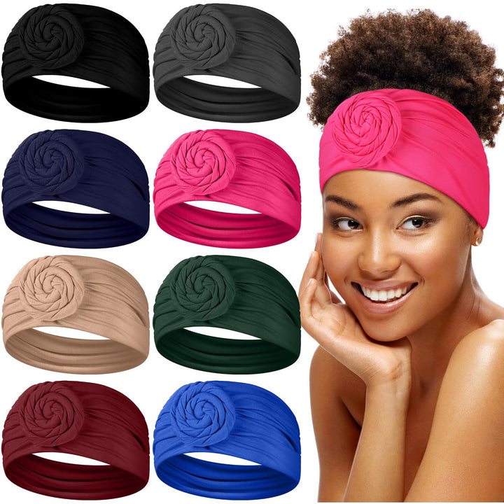 Twisted Wide Knotted Headwrap for Black Women (Classic Style)