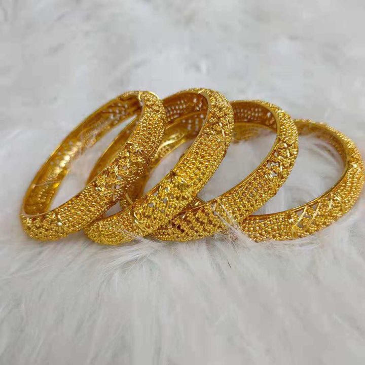 4 Bohemian cuff bracelet set