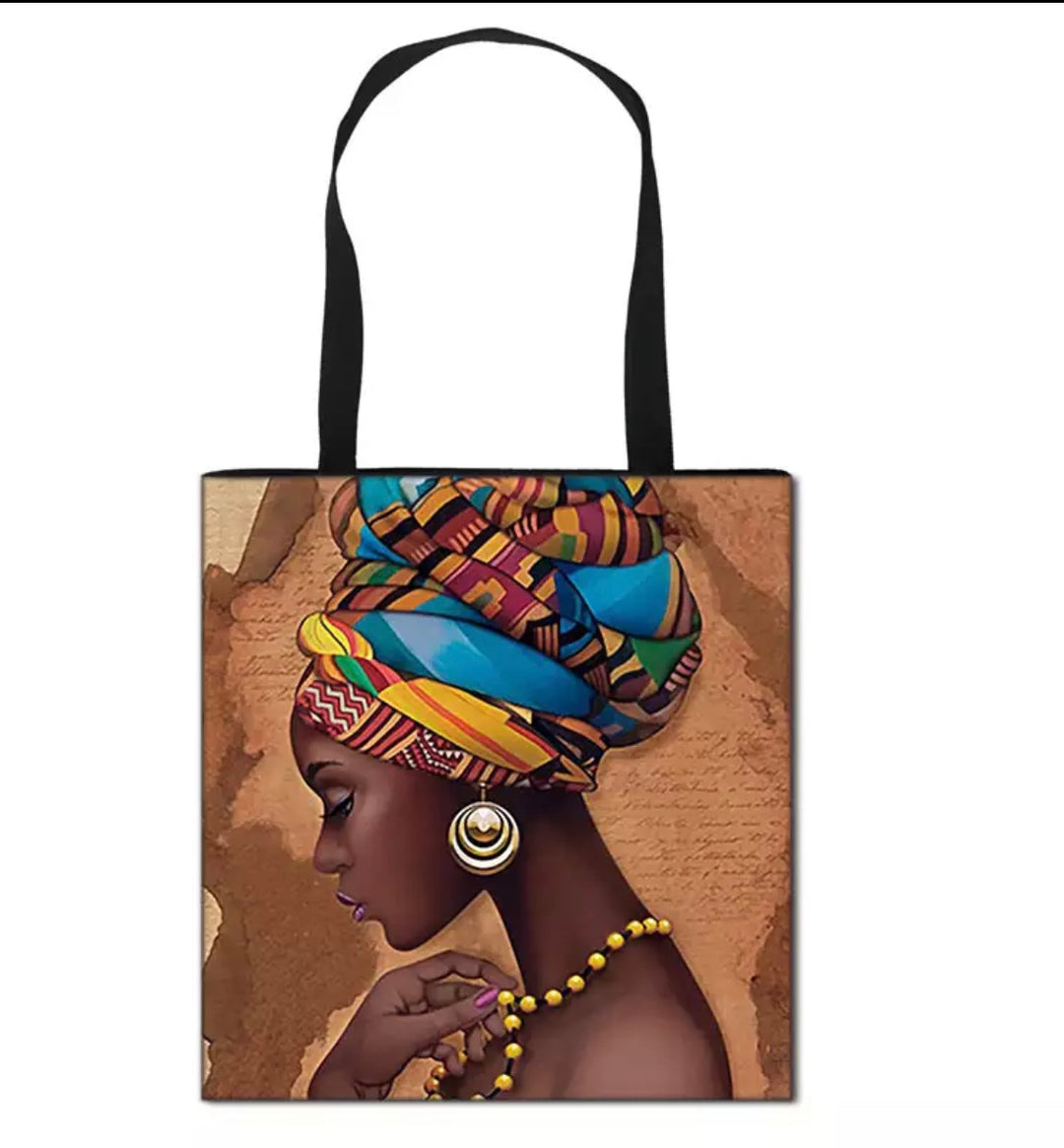 AFRICAN HEADWRAP TOTE