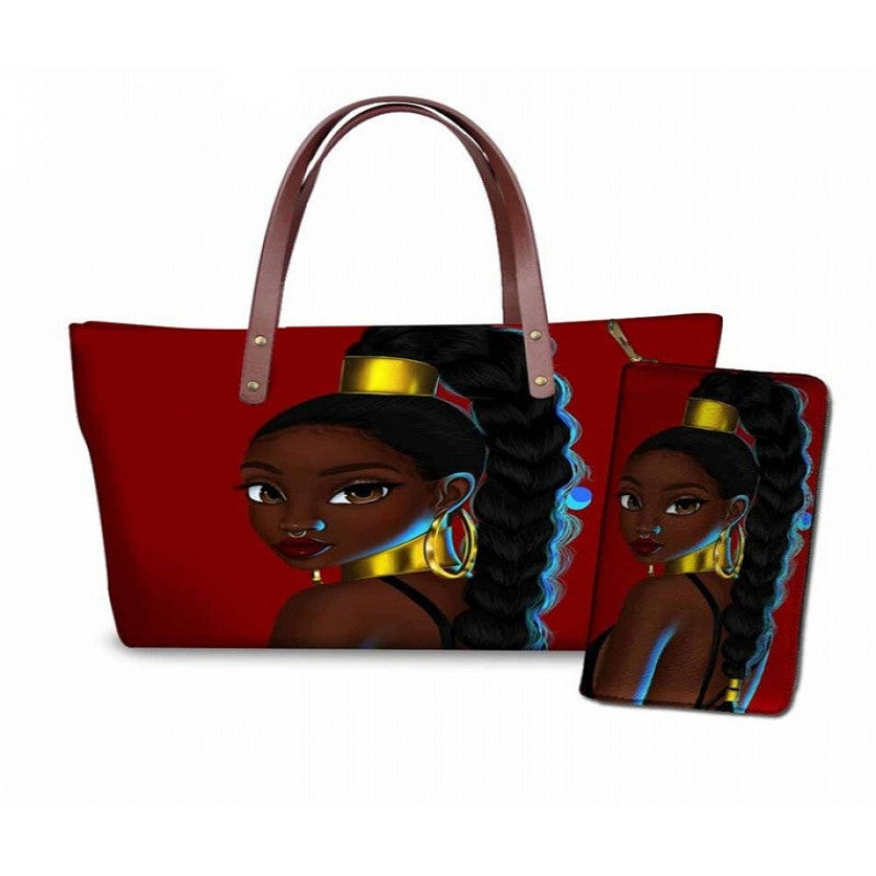 Luxury African Girl Handbag Set