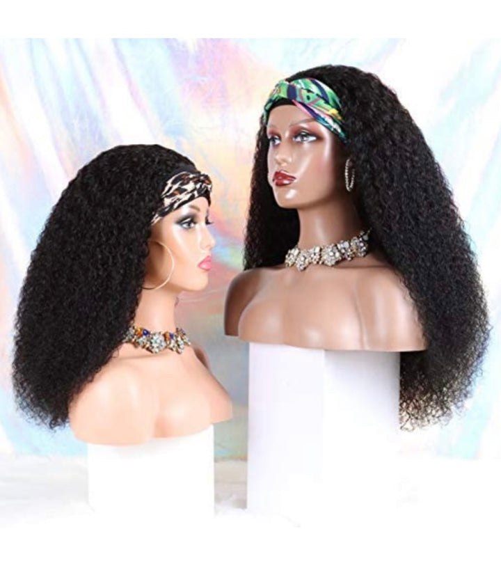 Headband Wig Straight Human Hair Wigs for Black Women - Brazilian Virgin Hair Straight Wig Headband