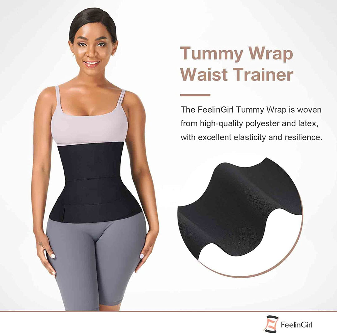 Snatch Me Up Wrap Bandage | Adjust your Snatch Waist Trimmer Tummy Sweat Wraps Belt for Women| Belly Body Shaper