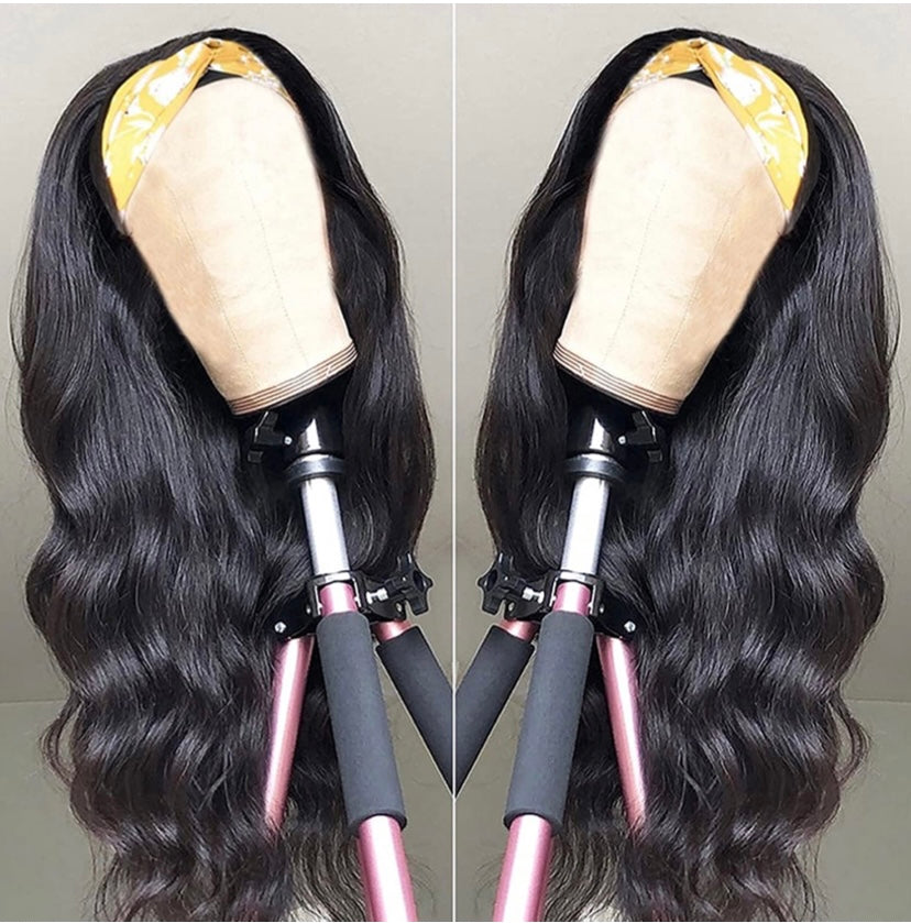 Human Hair Headband Wig Body Wave Human Hair Wigs for Black Women Brazilian Virgin Hair Glueless