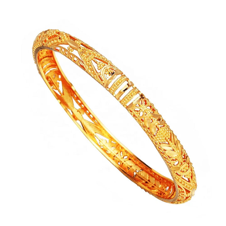 Ethiopian gold plated wedding bangles