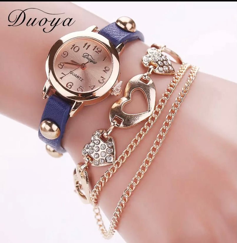 Duoya charm watches bracelets