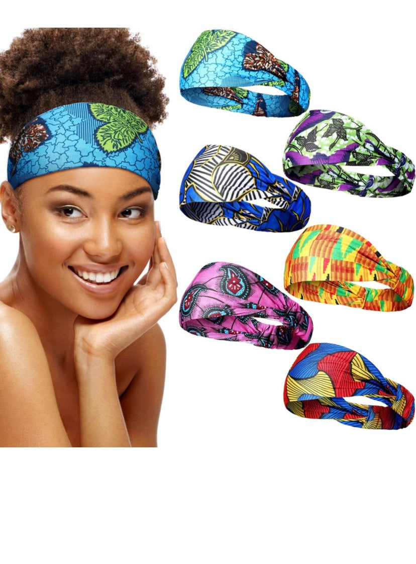 African Bohemia print headband