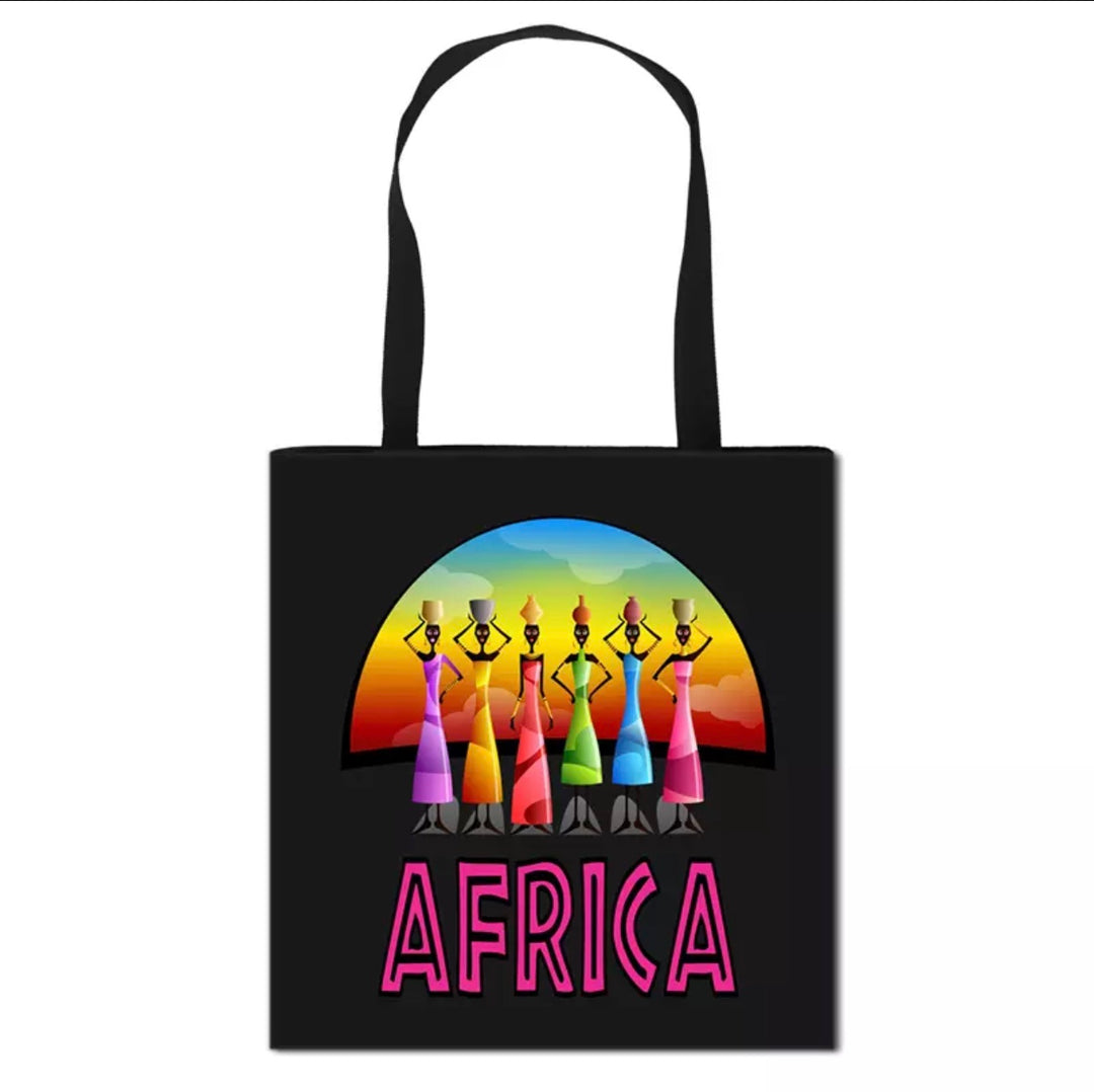 AFRICAN CANVAS TOTE