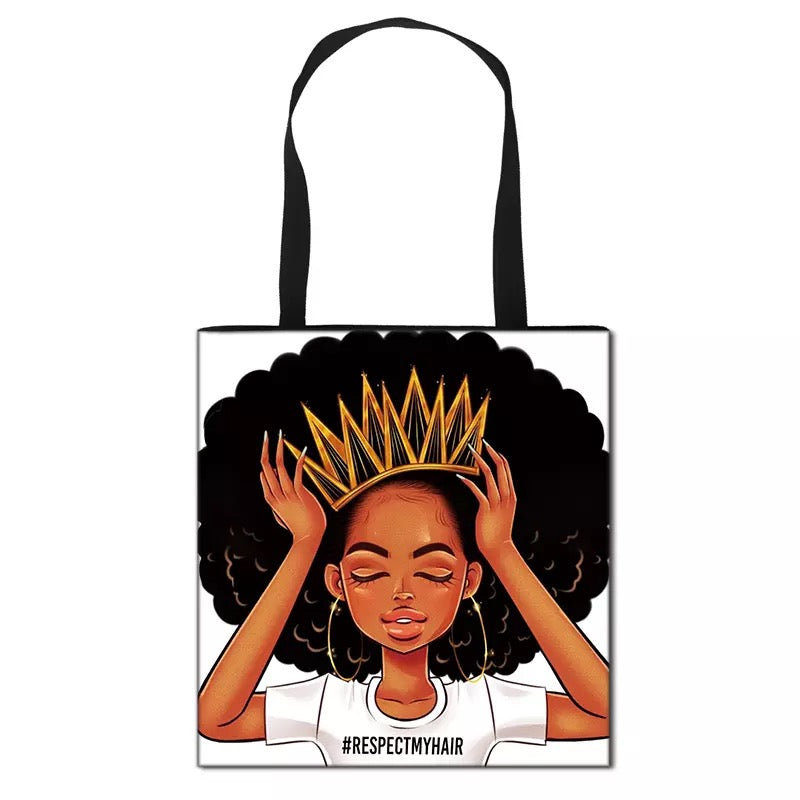 RESPECT MY HAIR TOTE