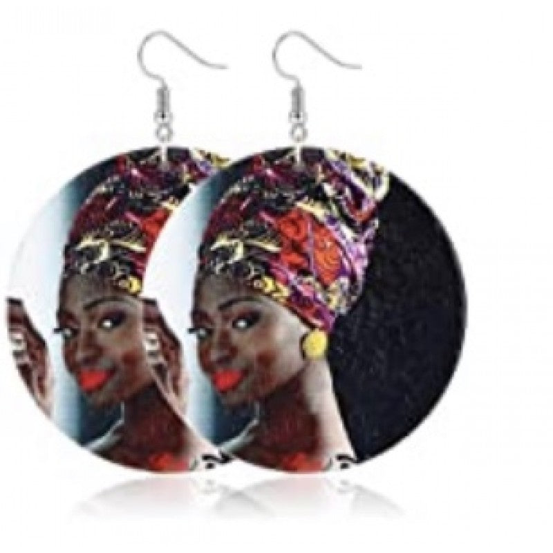 African themed earrings